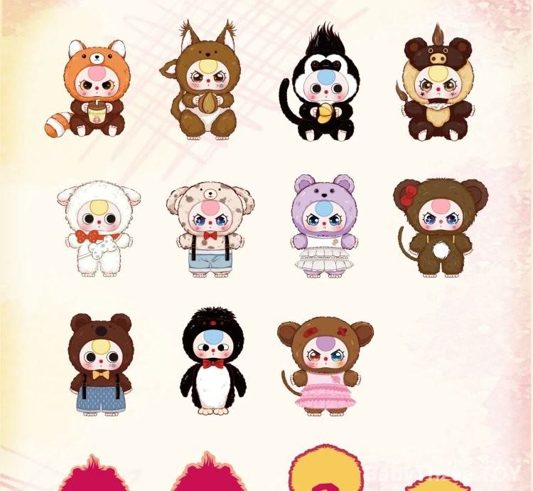 Baby Three 400 V3 Plush Blindbox