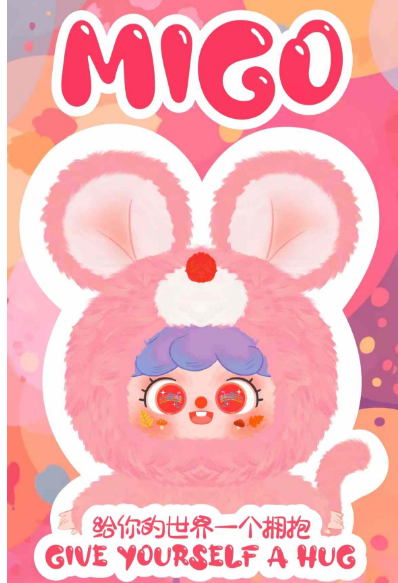 Migo 400% Give your world a cuddle plush blind box