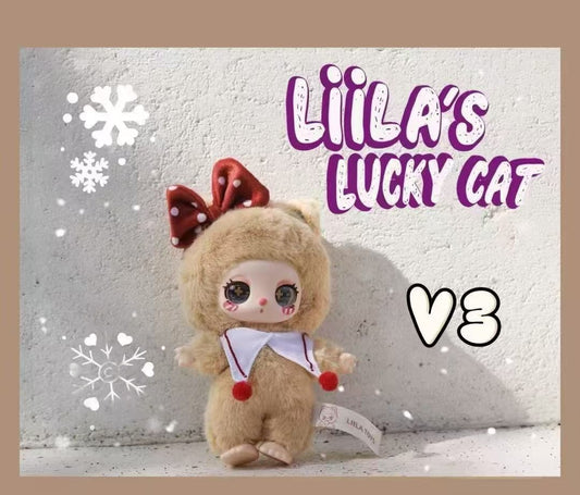 Lila lucky cat V3 Plush Blind box