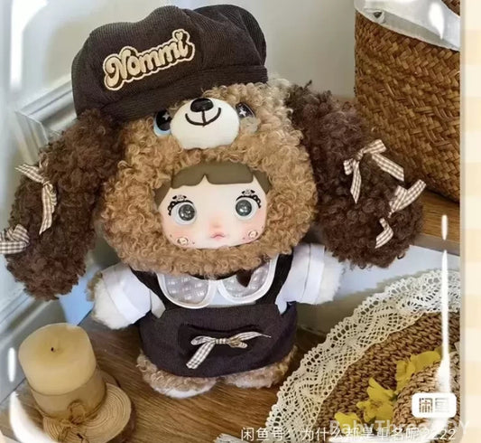 Nommi 400% CHOCOLATE PUPPY plush-Limited edition Plush Toy Doll Blindbox