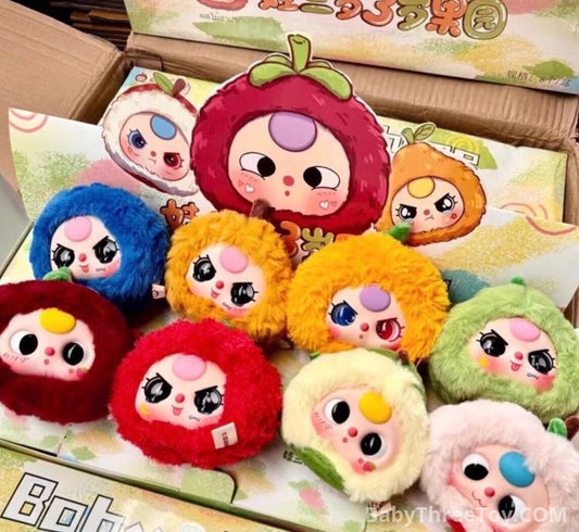 Baby Three 3 Fruit Plush Toy Doll Blindbox