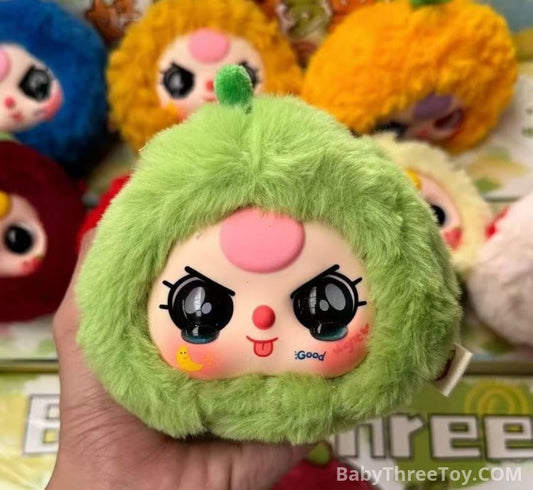 Baby Three 3 Fruit Plush Toy Doll Blindbox