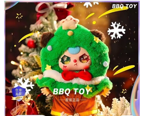 Baby three Christmas 400% Plush Toy Doll Blindbox