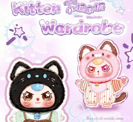 Baby Three Kitten Wardrobe blindbox