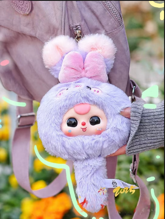 Baby three mirror Plush Toy Doll Blindbox