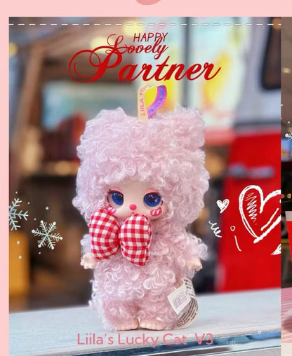 Lila lucky cat V3 Plush Blind box