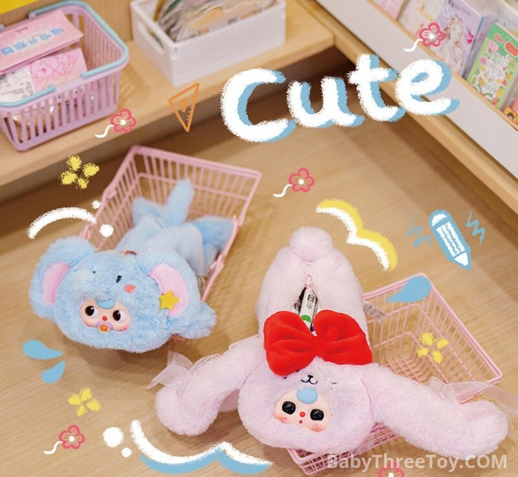 Baby Three Stationery Storage Plush Toy Doll Blind Box