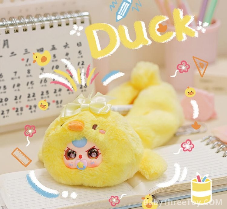 Baby Three Stationery Storage Plush Toy Doll Blind Box