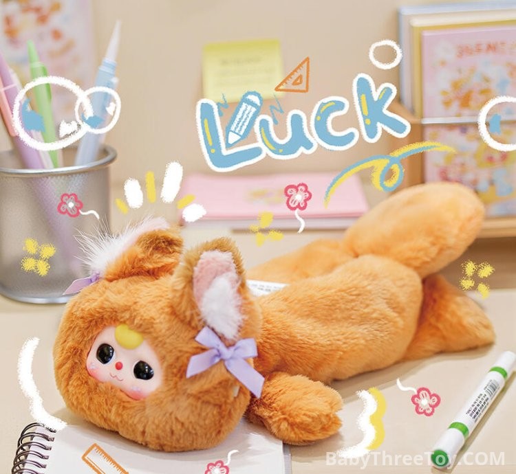 Baby Three Stationery Storage Plush Toy Doll Blind Box