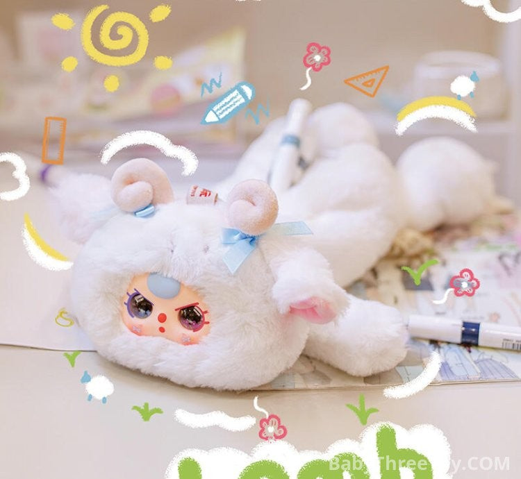 Baby Three Stationery Storage Plush Toy Doll Blind Box