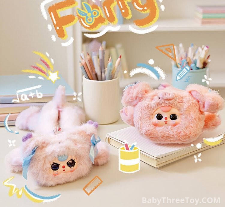 Baby Three Stationery Storage Plush Toy Doll Blind Box