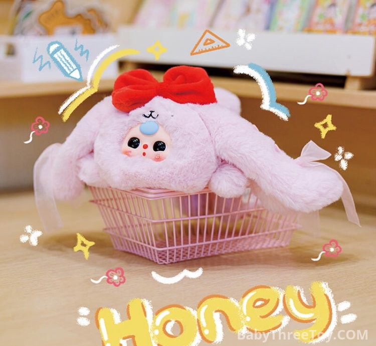 Baby Three Stationery Storage Plush Toy Doll Blind Box