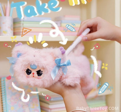 Baby Three Stationery Storage Plush Toy Doll Blind Box