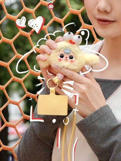 Baby Three Plush Phone Strap Plush Toy Doll Blindbox
