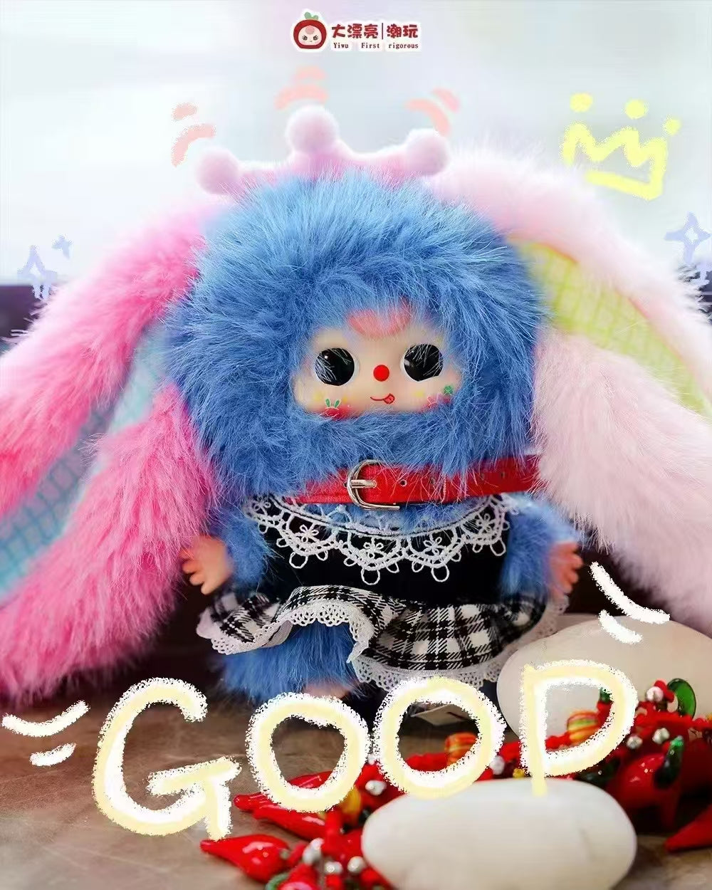 BabyThree Mini Macaron Rabbit Plush Toy Doll Blindbox
