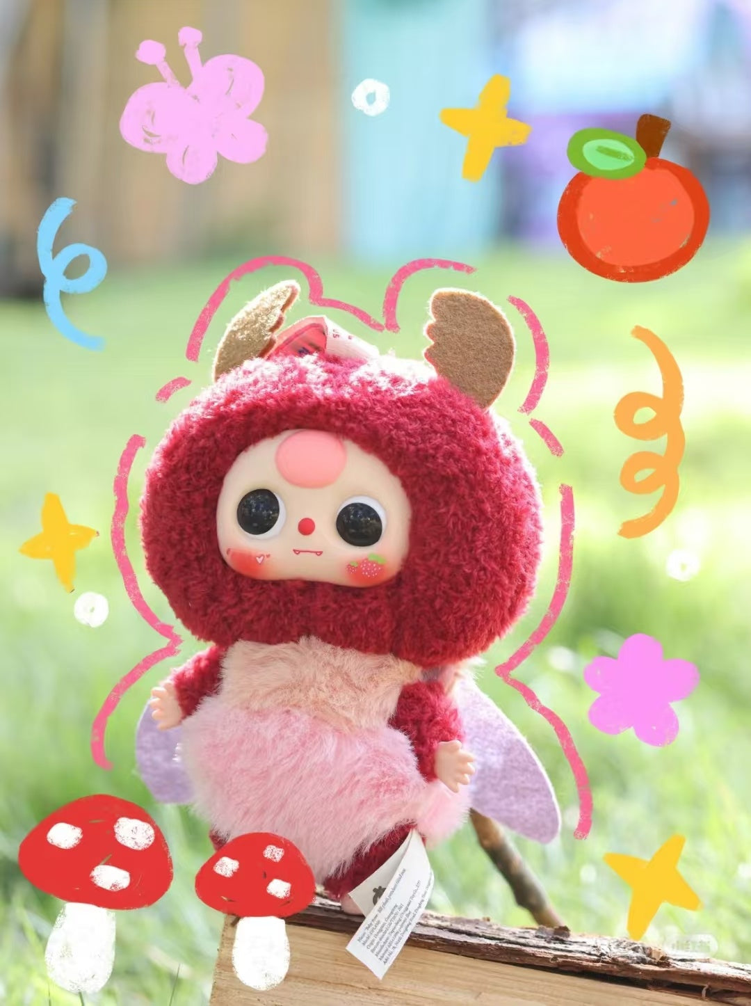 Babythree elf Plush Toy Doll Blindbox