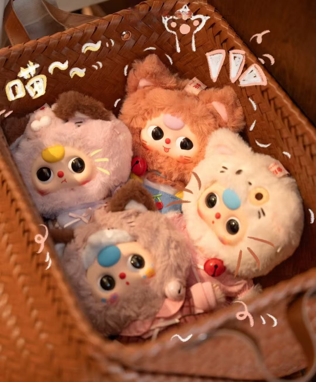 Baby Three Kitten Wardrobe blindbox