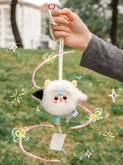 Baby Three Plush Phone Strap Plush Toy Doll Blindbox
