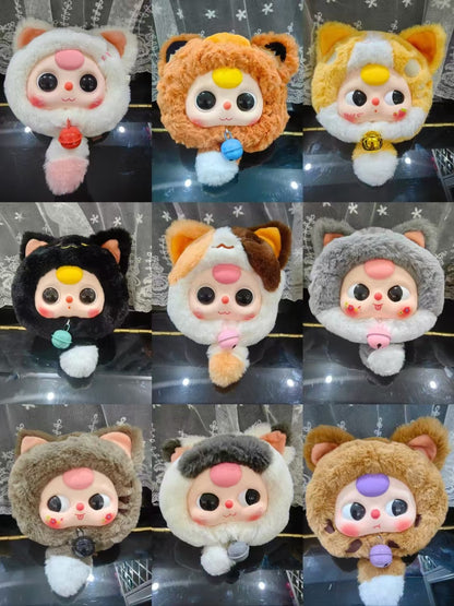 Baby Three Lucky Cat Plush Toy Blind Box
