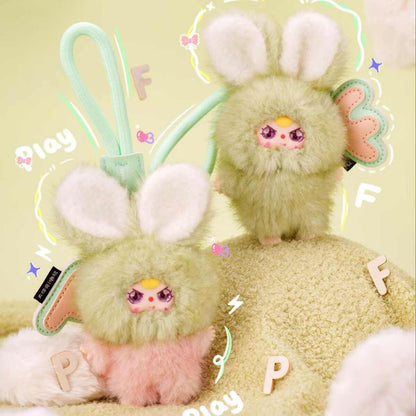 Baby Three · Bunny Fuzz Fun — Super Mini Bunny Plush Keychain Blind Box