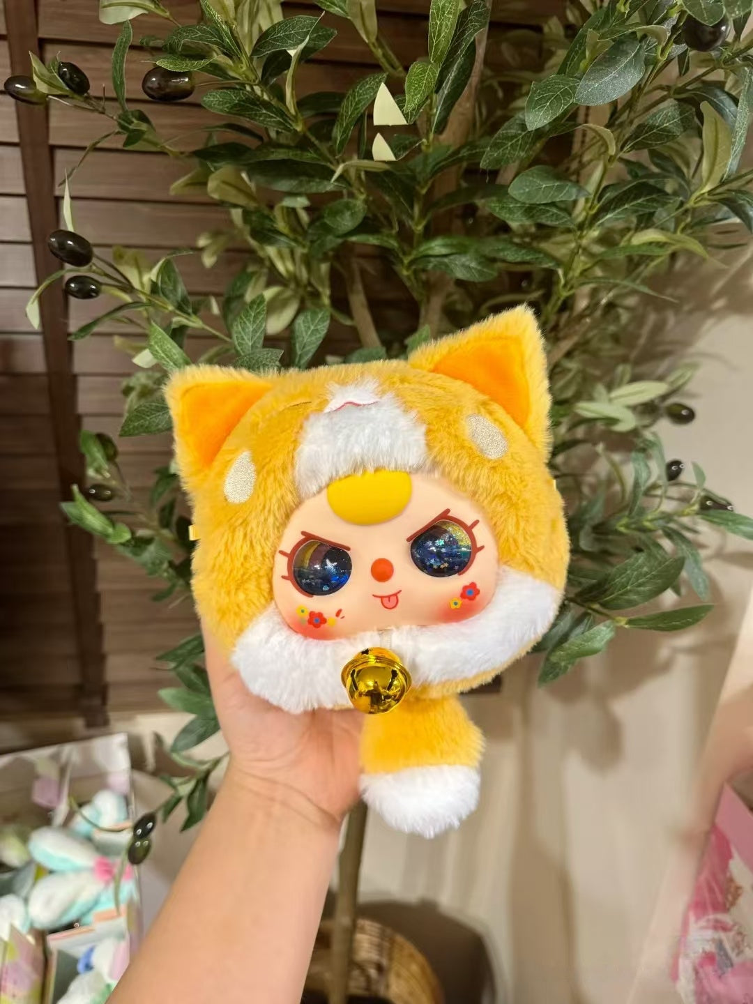 Baby Three Lucky Cat Plush Toy Blind Box