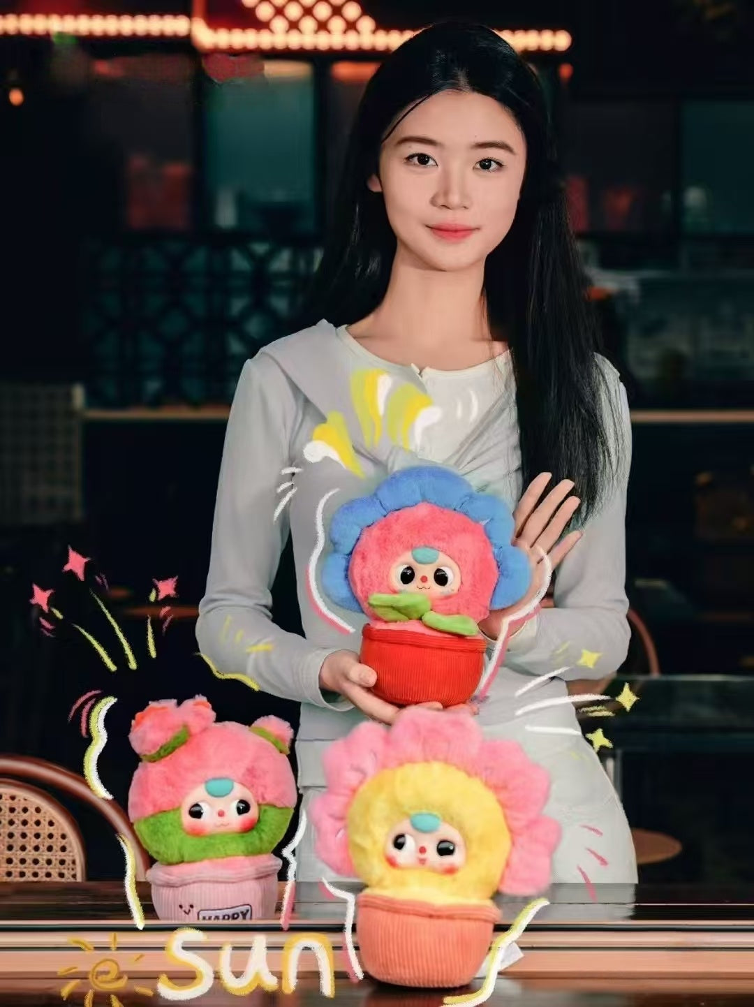Baby Three Little Potted Plant Plush blindbox