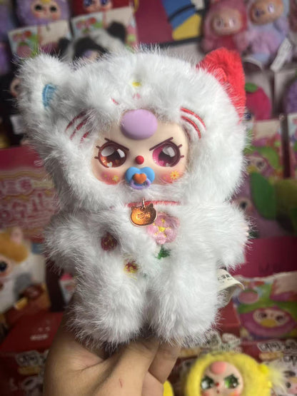 Baby three whose cat is this plush blind box