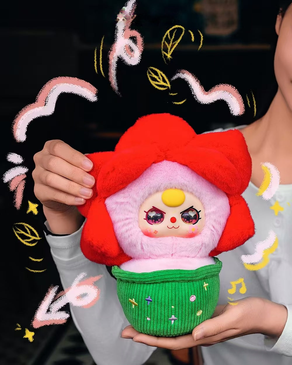 Baby Three Little Potted Plant Plush blindbox