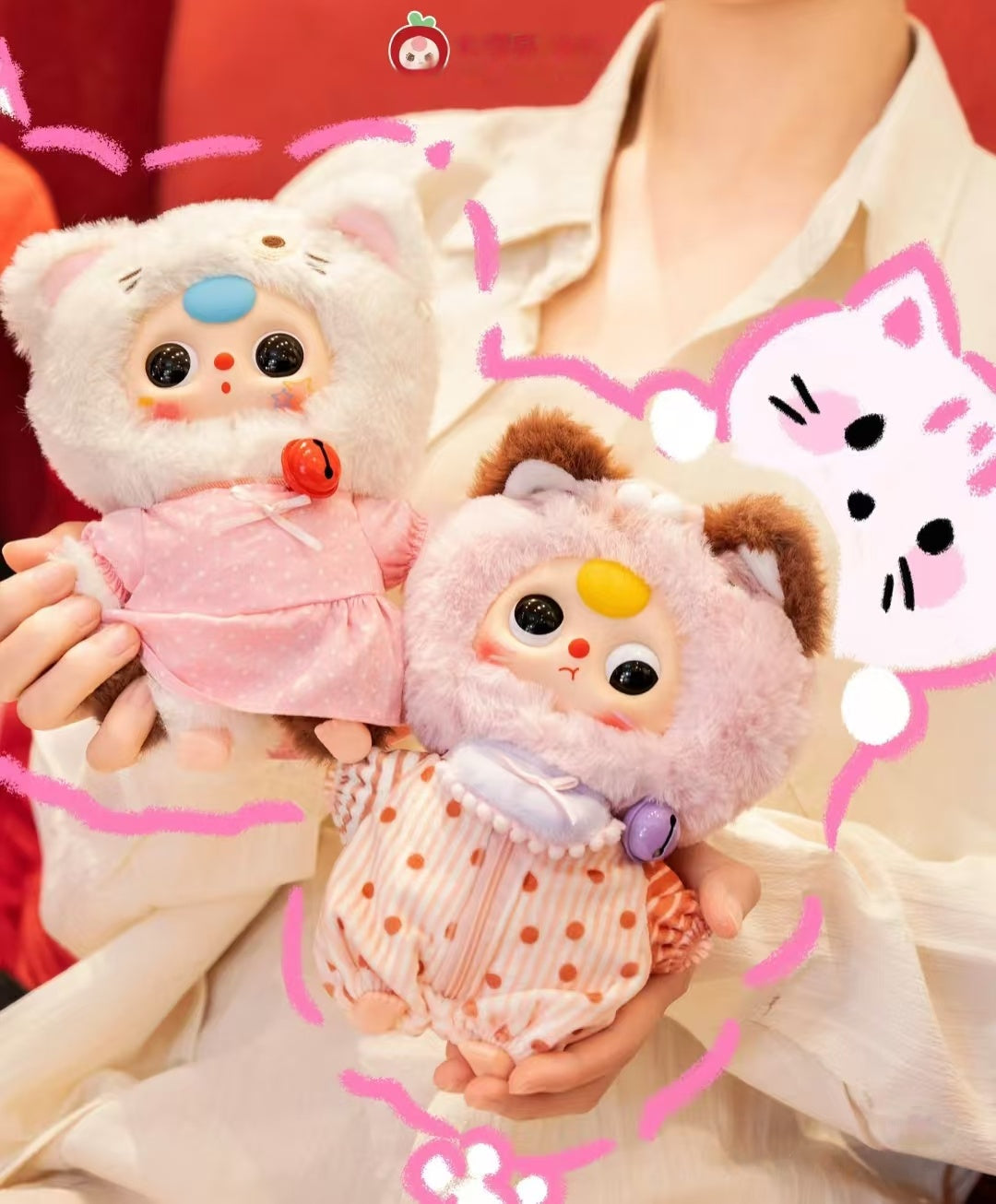 Baby Three Kitten Wardrobe blindbox