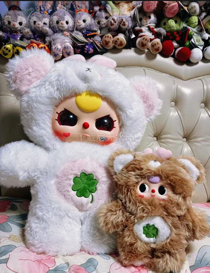 Baby Three Obedient Bear Cub 1000% Plush Toy Doll Blindbox