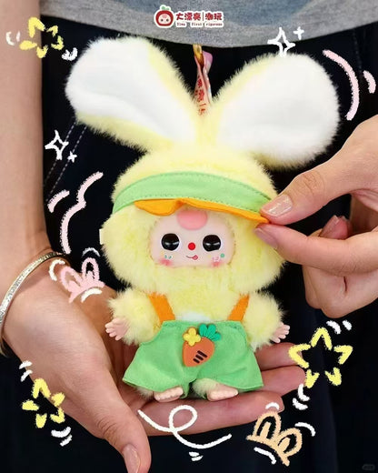 BabyThree Mini Macaron Rabbit Plush Toy Doll Blindbox