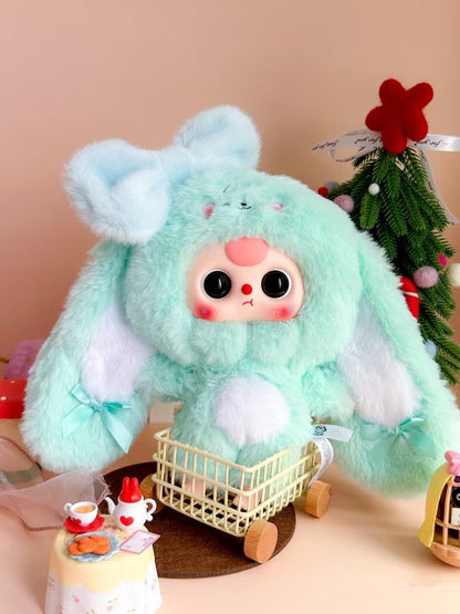 Baby Three Little Rabbit Returns Plush Toy Doll Blindbox