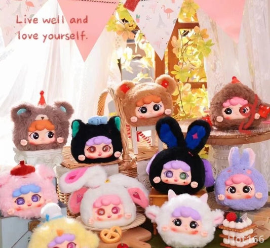 migo Animal Party Plush [Zipper style] Plush Toy Doll Blindbox