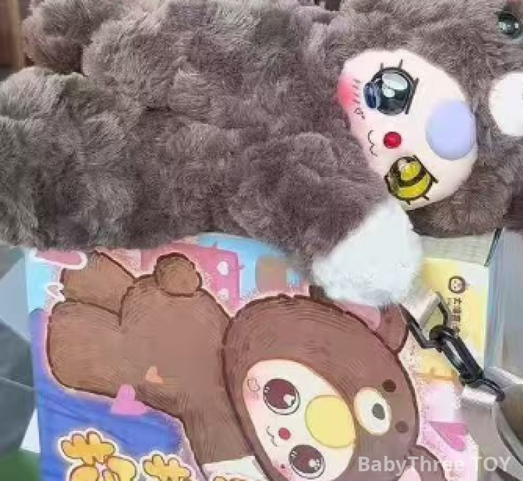 Baby three bear backpack plush blind box