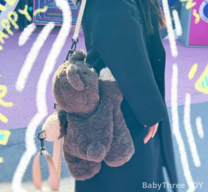 Baby three bear backpack plush blind box
