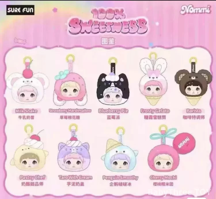 Nommi Sweetness 100% Plush toy doll blindbox