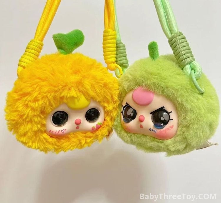 Baby Three 3 Fruit Plush Toy Doll Blindbox