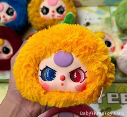 Baby Three 3 Fruit Plush Toy Doll Blindbox