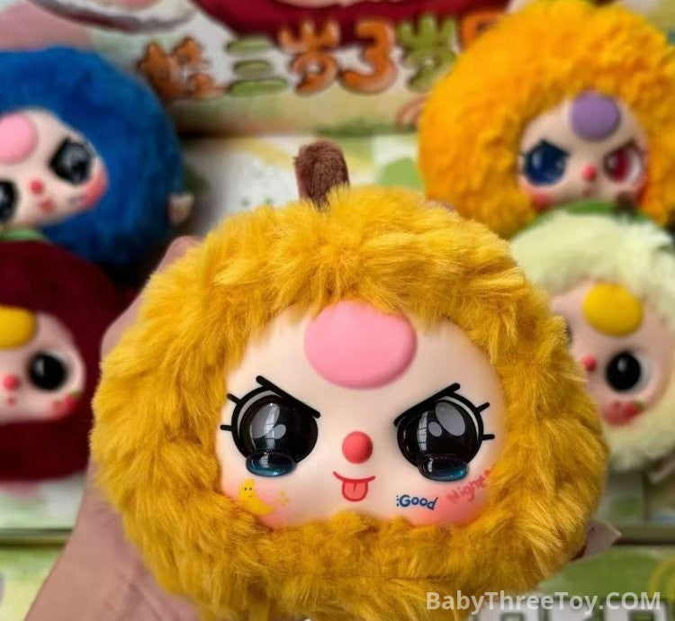Baby Three 3 Fruit Plush Toy Doll Blindbox
