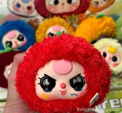 Baby Three 3 Fruit Plush Toy Doll Blindbox