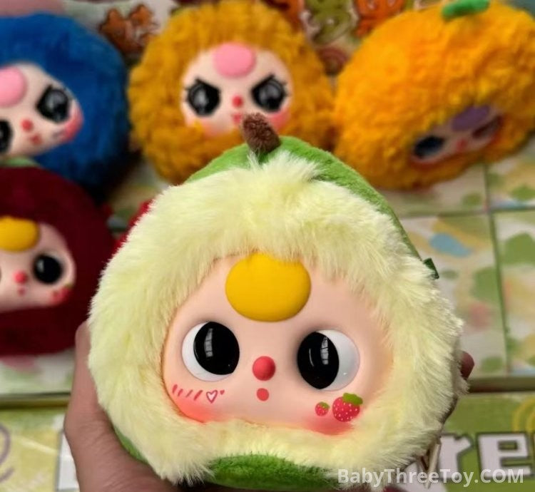 Baby Three 3 Fruit Plush Toy Doll Blindbox